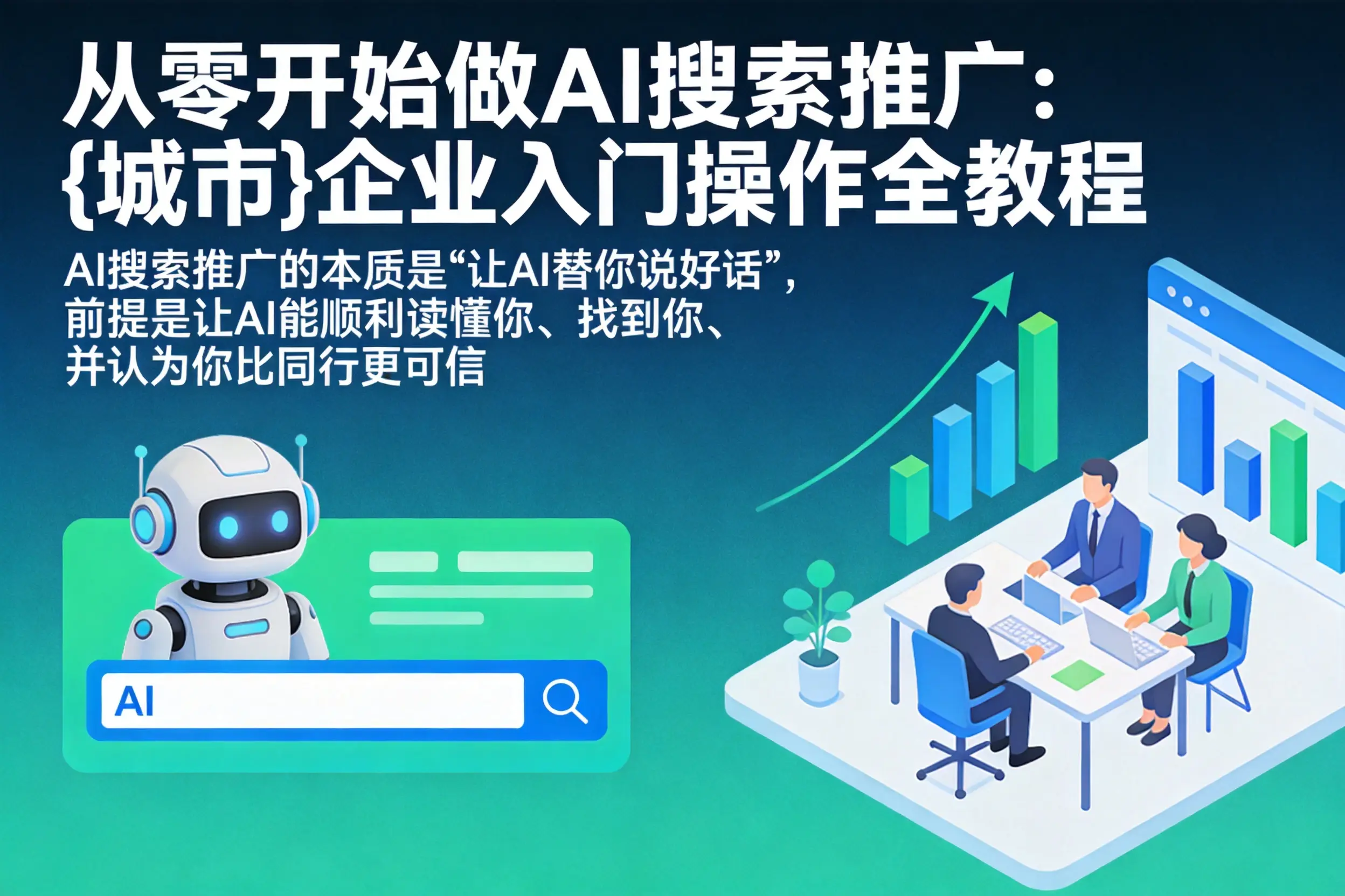 从零开始做AI搜索推广:通化企业入门操作全教程