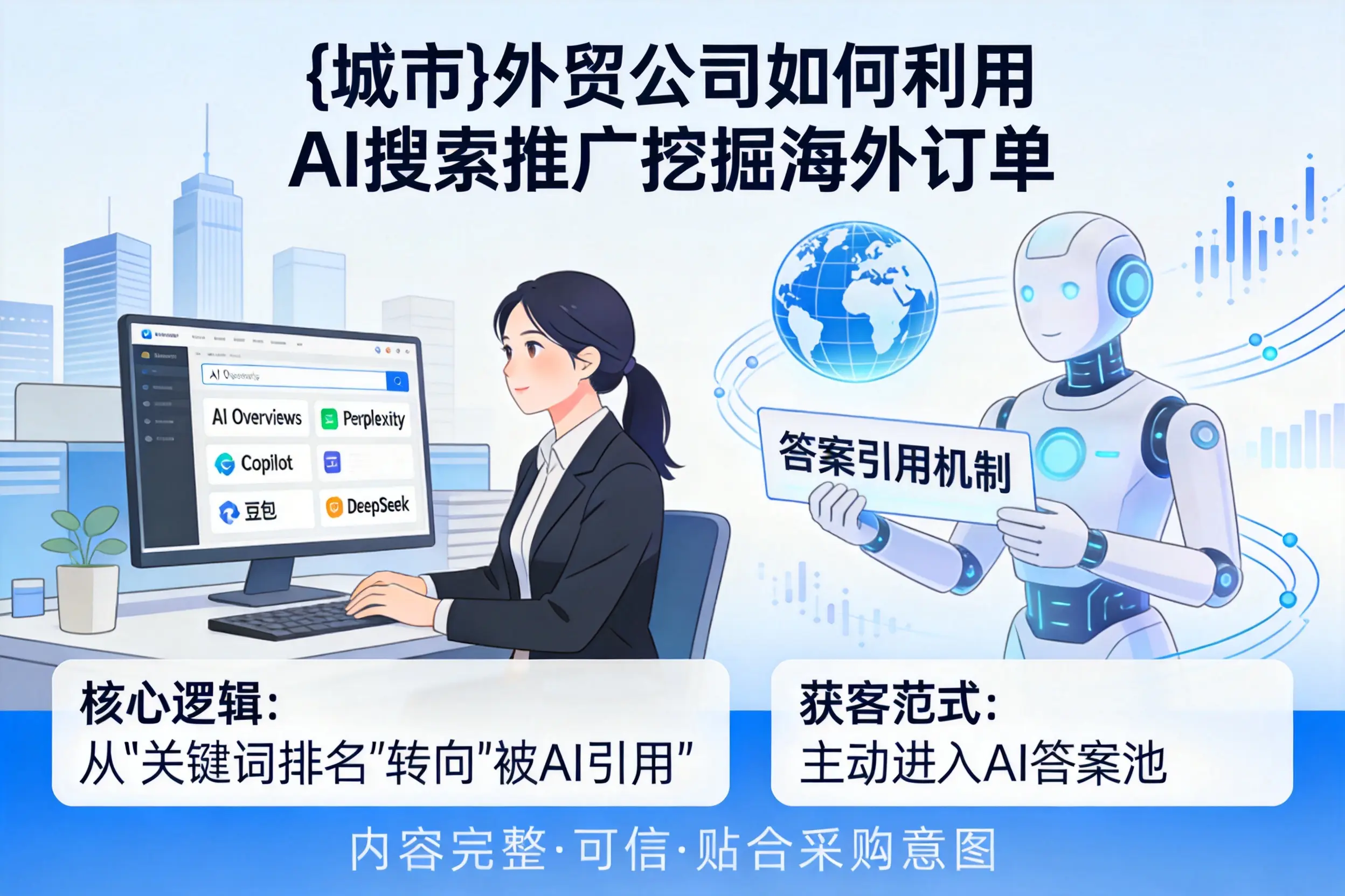 通化外贸公司如何利用AI搜索推广挖掘海外订单
