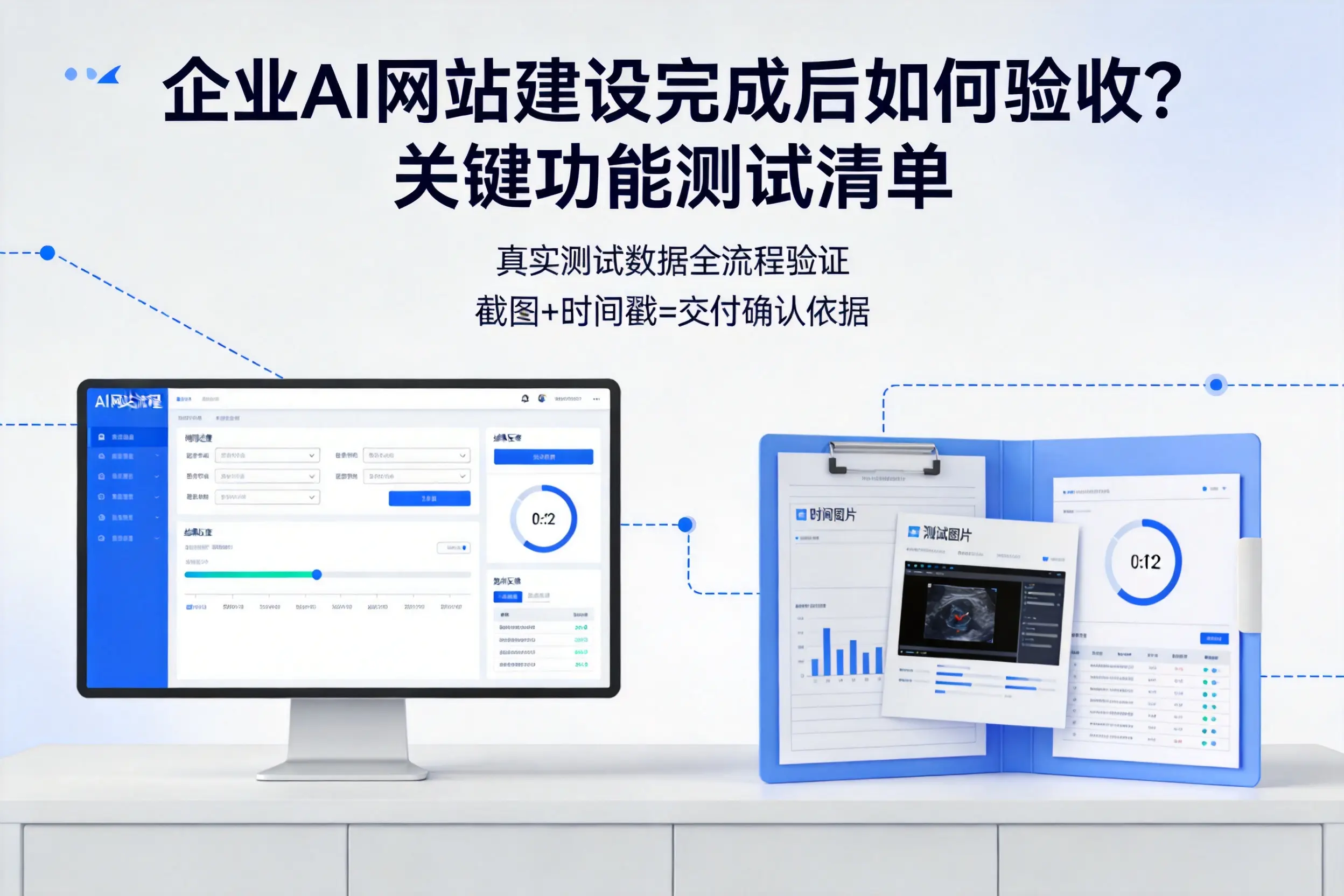 通化企业AI网站建设完成后如何验收?关键功能测试清单