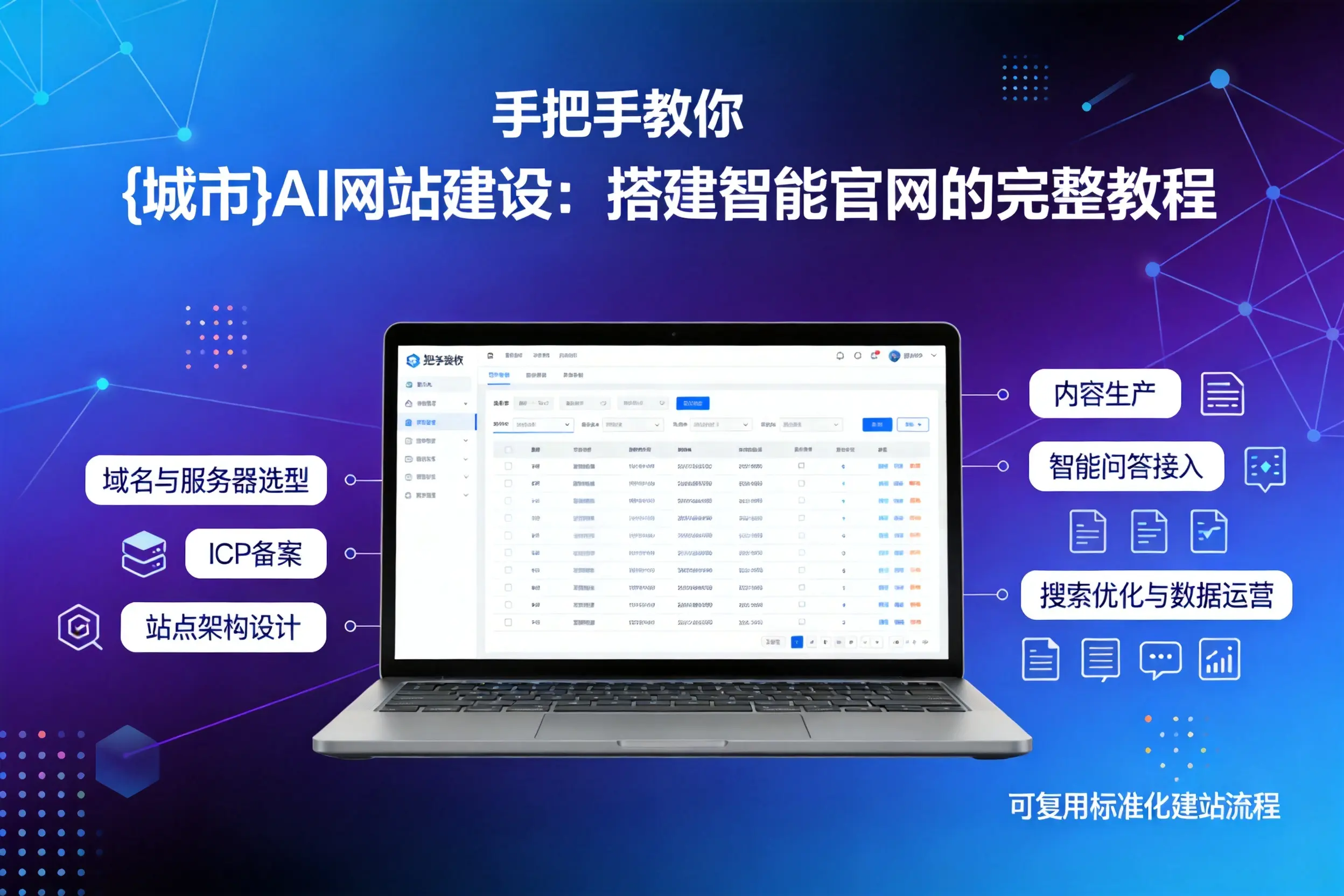 手把手教你通化AI网站建设：搭建智能官网的完整教程