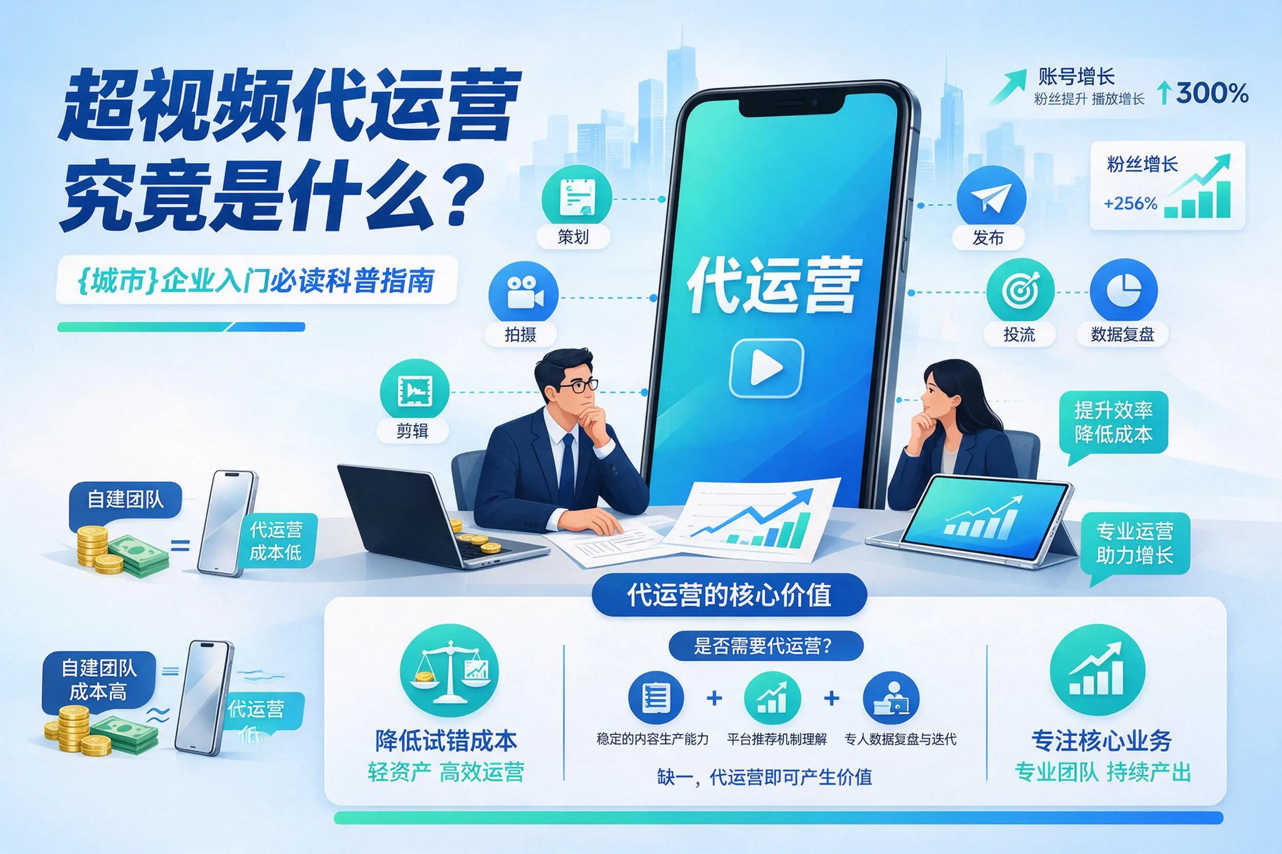 短视频代运营究竟是什么?通化企业入门必读科普指南