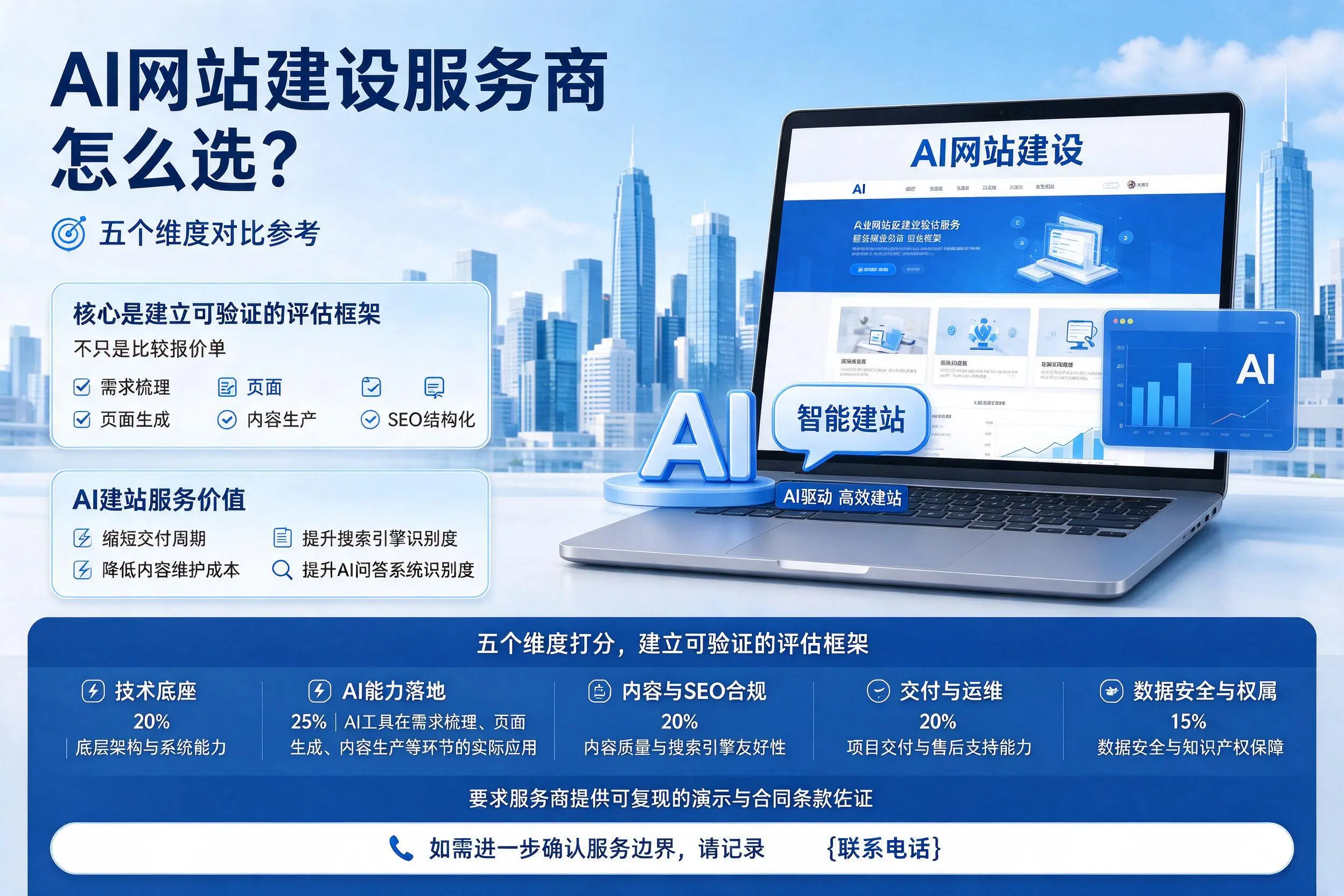 通化AI网站建设服务商怎么选?五个维度对比参考