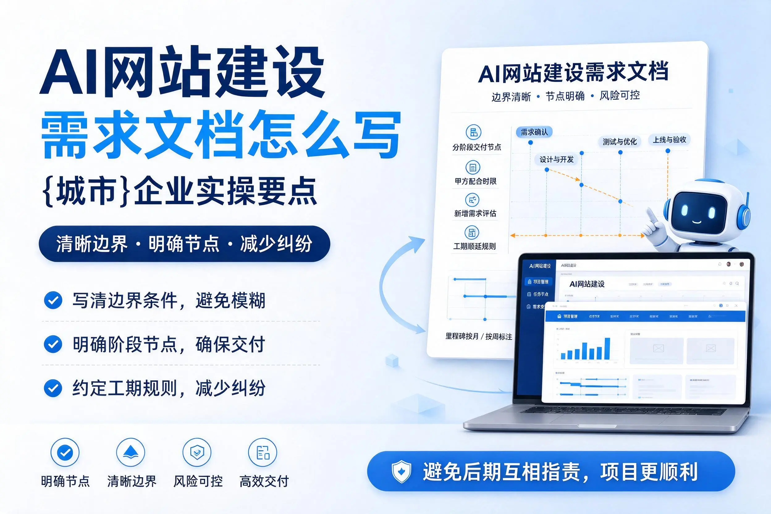 AI网站建设需求文档怎么写，通化企业实操要点