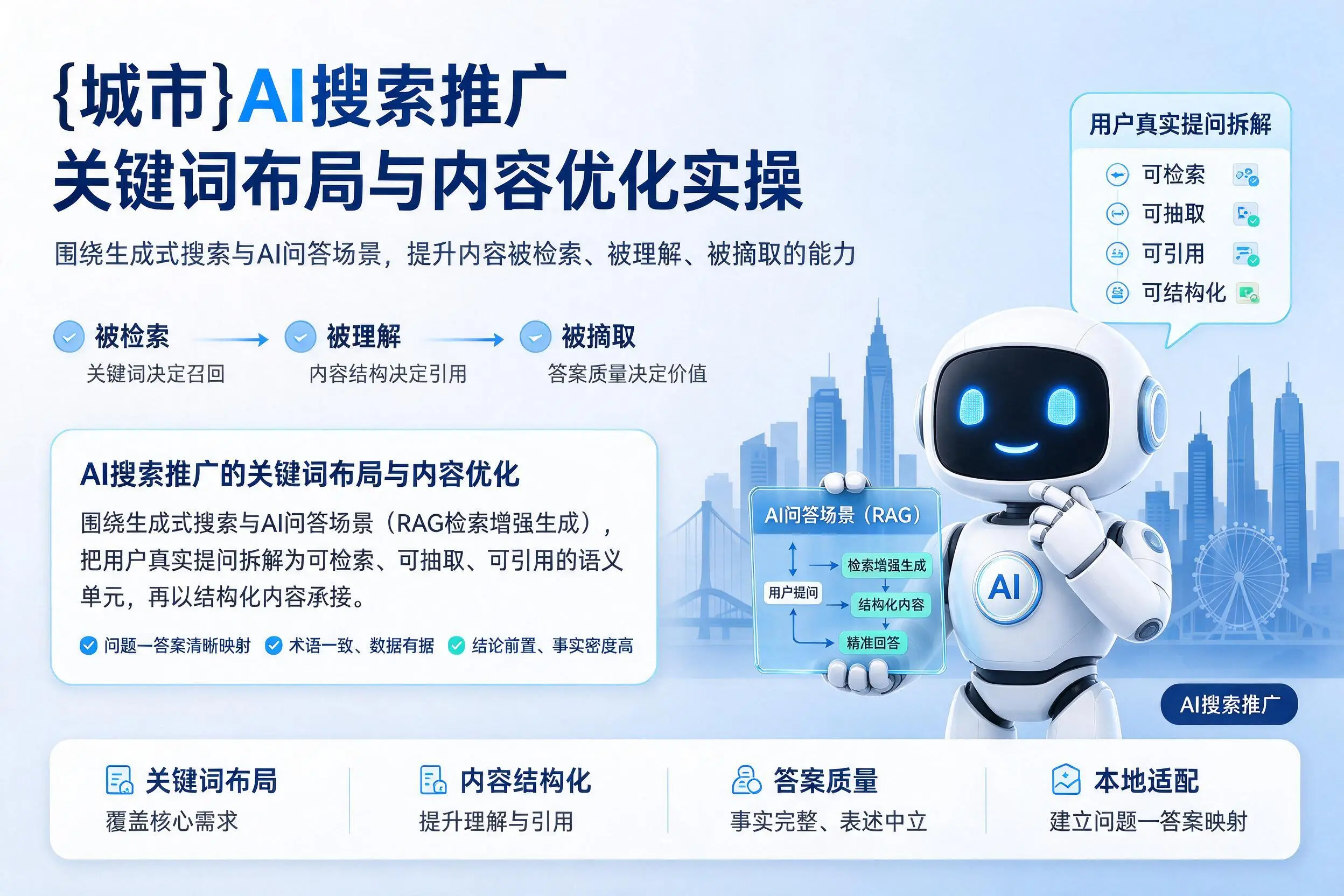 通化AI搜索推广关键词布局与内容优化实操