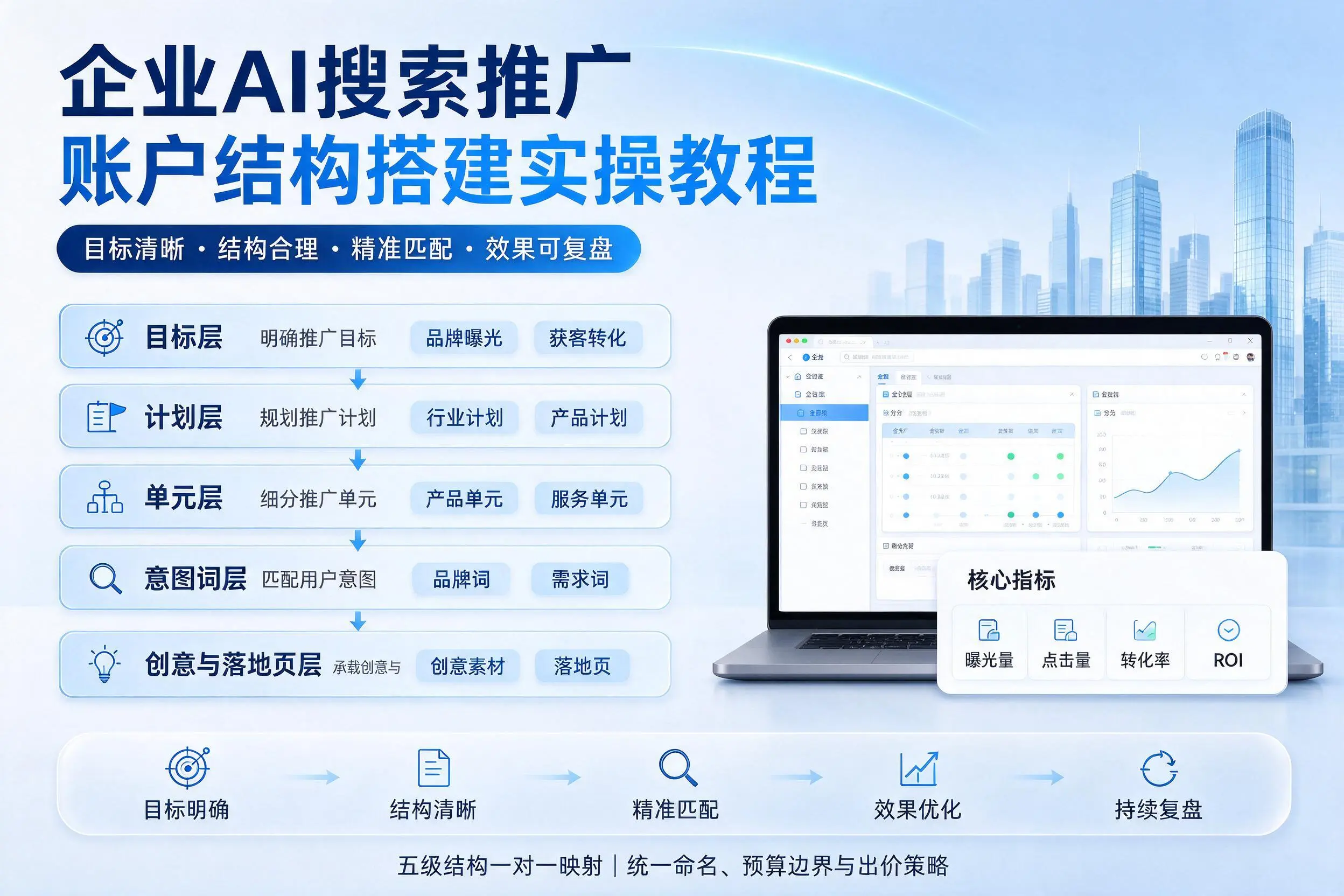 通化企业AI搜索推广账户结构搭建实操教程